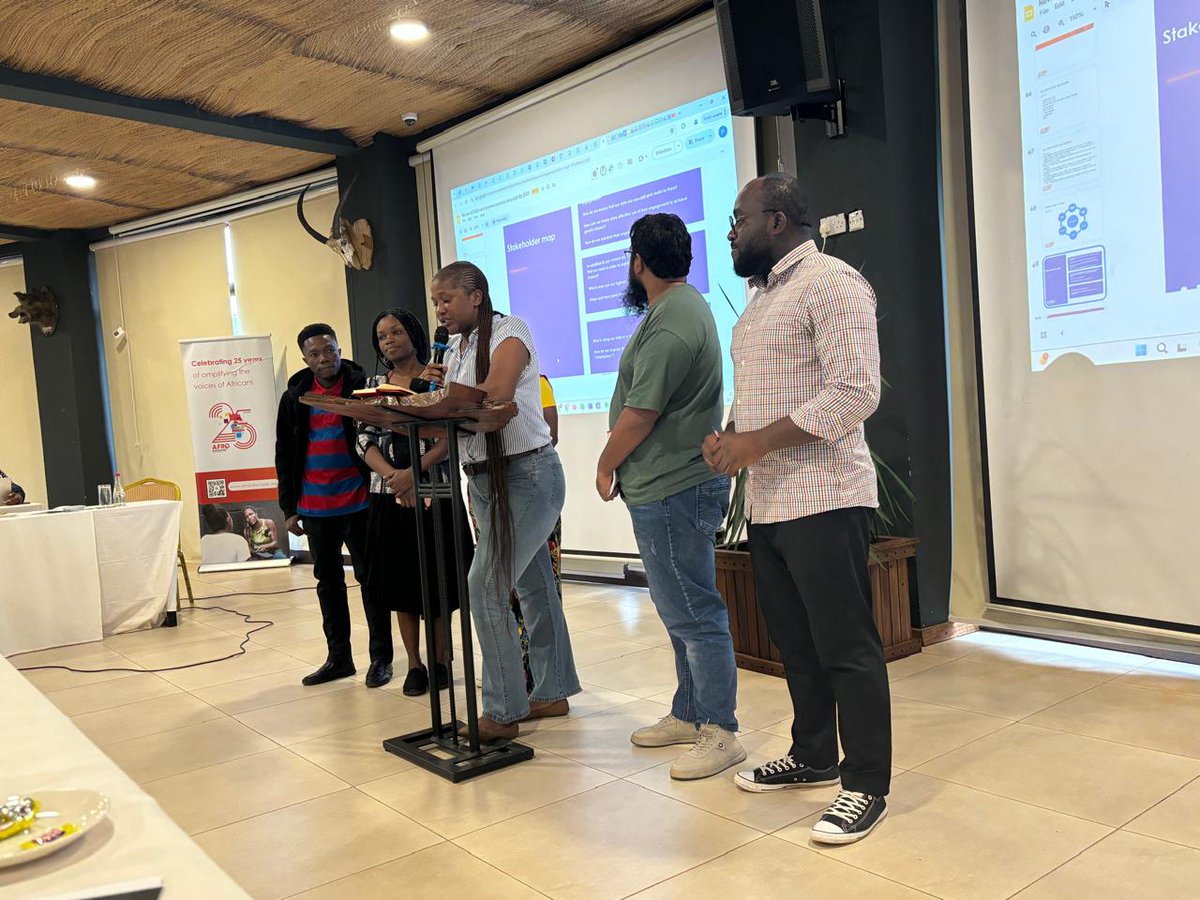 maameakuatwum's tweet photo. Our National Partners' comms officers have been exceptional, contributing great insights to our discussions at the ongoing @Afrobarometer comms retreat at Safari Valley.
It was great watching their presentations on stakeholder maps. Today will equally be great.
#ABCommsTraining https://t.co/k06FFRxlWE
