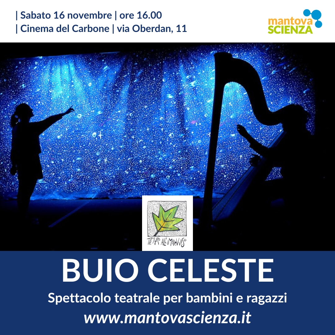 💫Uno spettacolo teatrale di Dario Moretti per bambini e ragazzi sul tema dello spazio 

Collaborazione al testo di Massimo Schuster
Con Sara Moscardini e Alice Caradente
Produzione Teatro all’improvviso

#MantovaScienza #MS24