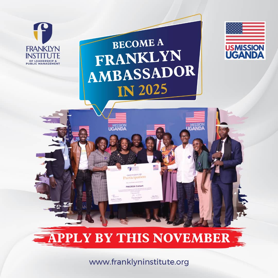 FranklynInst's tweet image. Wondering what is next after graduating from the Public Management and Leadership Program at the Franklyn Institute?
Here is your opportunity: apply to become a Franklyn Ambassador & equip yourself for real success.
Apply now!
forms.gle/hDeHDk27XVEyjZ…
*#2025FranklynAmbassador*
