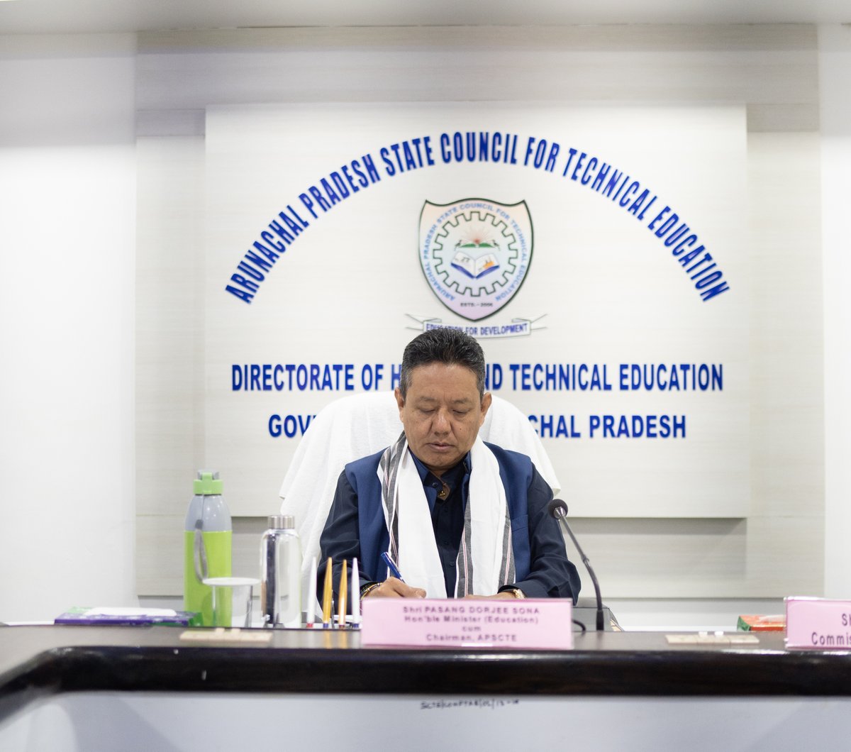 pasang_sona's tweet image. Chaired the 9th General Body Meeting of the Arunachal Pradesh State Council for Technical Education (APSCTE), joined by esteemed members and experts in the field. 1/4

#APSCTE #TechnicalEducation #EducationForProgress #ArunachalPradesh