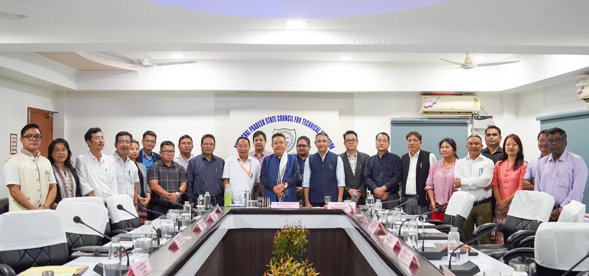 pasang_sona's tweet image. Chaired the 9th General Body Meeting of the Arunachal Pradesh State Council for Technical Education (APSCTE), joined by esteemed members and experts in the field. 1/4

#APSCTE #TechnicalEducation #EducationForProgress #ArunachalPradesh