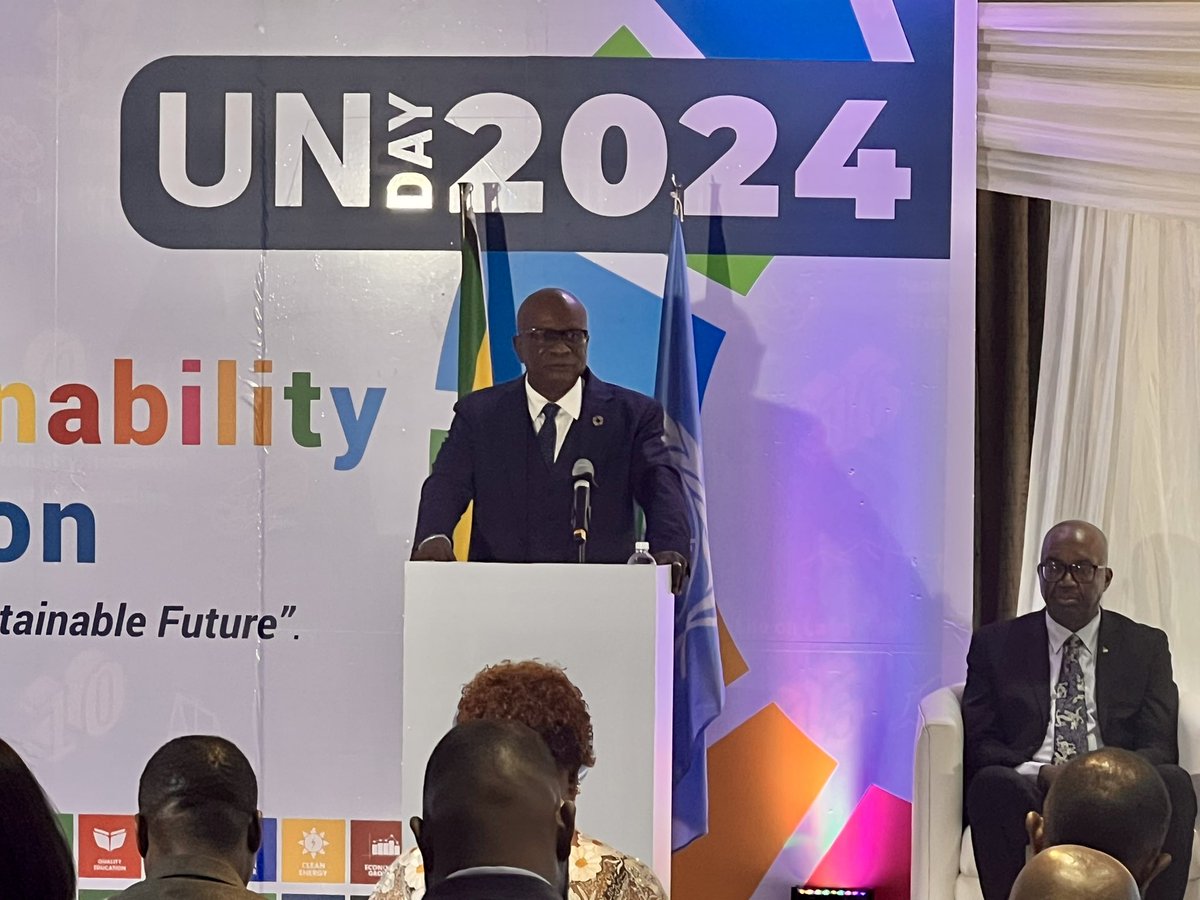 IOMZimbabwe's tweet photo. @UNZimbabwe Resident and Humanitarian Coordinator @EdwardKallon reaffirms the #UN’s commitment to support Zimbabwe🇿🇼 to achieve its development aspirations #NDS1 #SDGs #UNDay2024 https://t.co/sStazstDhz