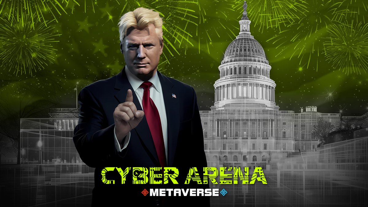 Cyber Arena AR/VR (@cyberarena_nft) on Twitter photo ๐ Huge congrats to <a href="/realDonaldTrump/">Donald J. Trump</a> on his victory!!
โ๏ธNow heโs ready to bring that winning spirit to Cyber Arena, where contenders can battle it out for $CAT and $DOGE - or even join stakeless fights in practice mode!
Are you bold enough to step into the ring? ๐ฅ๐ช ๐ Huge congrats to <a href="/realDonaldTrump/">Donald J. Trump</a> on his victory!!
โ๏ธNow heโs ready to bring that winning spirit to Cyber Arena, where contenders can battle it out for $CAT and $DOGE - or even join stakeless fights in practice mode!
Are you bold enough to step into the ring? ๐ฅ๐ช