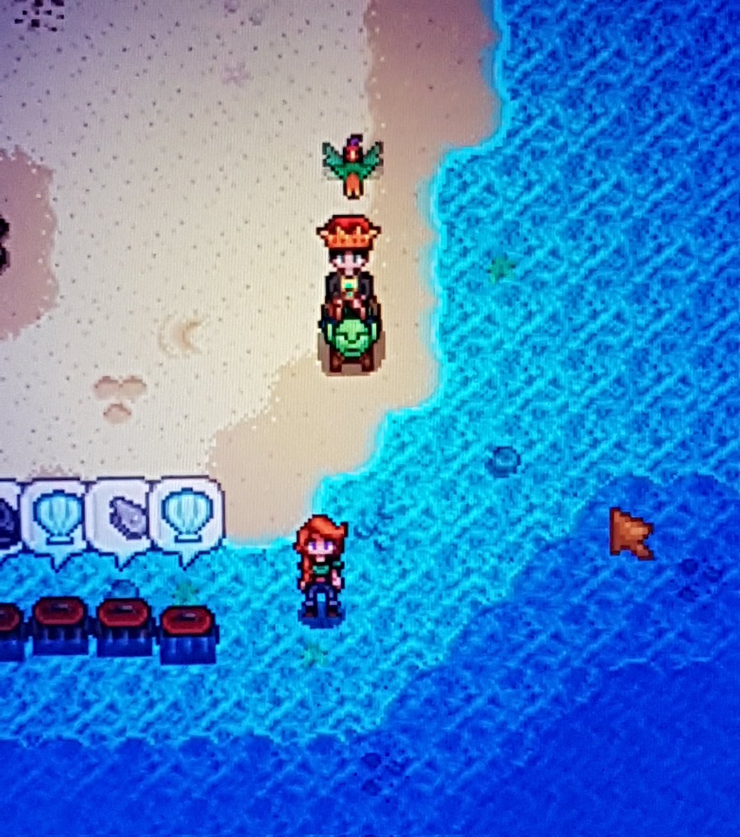 Soraa_Vincent's tweet photo. @ConcernedApe Leah seems really broken 🤔 @ConcernedApe https://t.co/ttJG1uow3N
