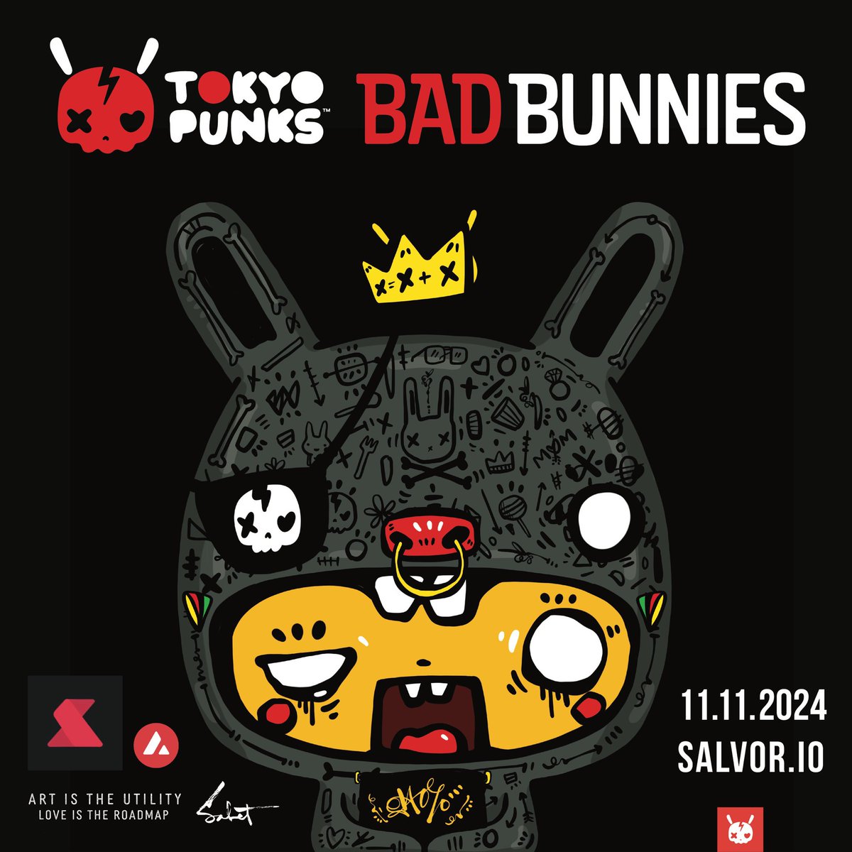 Salvor New Mint WL Giveaway!

Supply-1500 NFTs
Date-11.11.2024
Launchpad- <a href="/salvor_io/">Salvor 🚢🔺</a> 

1x Bad Bunnies WL👇

To participate 
🔺Follow: <a href="/KriptoParamedic/">Paramedic</a> <a href="/salvor_io/">Salvor 🚢🔺</a> <a href="/sabet/">sabet</a> 
🔺❤️ &amp; 🔃
🔺Tag 2 friends

24hrs

#Avalanche