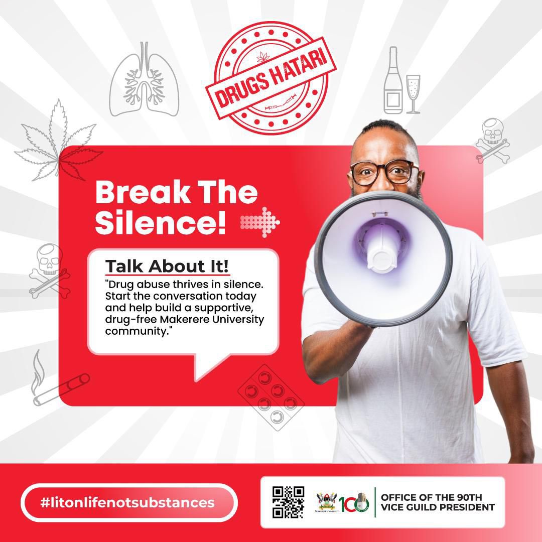 the_serunjogi's tweet photo. Share your story, a friend’s story a loved one’s story , possible solutions and anything else you can about drug abuse and addiction.
Let’s break the silence🗣️
#Drugshatari
#Breakingthesilence https://t.co/4KBtYxrM5A