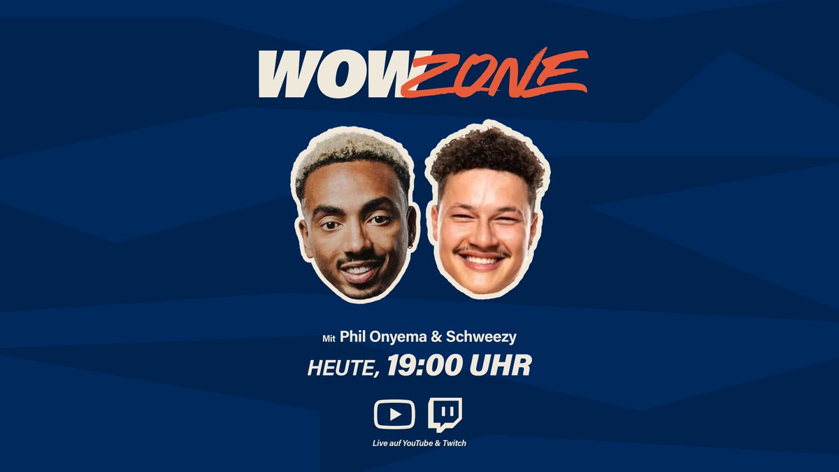 easyCreditBBL's tweet photo. NEXT #WOWZONE IS TODAY📣‼️

Heute Abend hosten Phil und Schweezy die nächste #WowZone für euch! 🫡

⏰ 19 Uhr ⏰
Wie immer live bei #Twitch unter: https://t.co/OrJ39J7D3t
oder bei #YouTube unter: https://t.co/d7ePmIT5iV

Bis später 🤝

#welcometowow #madetowow #easycreditbbl https://t.co/w9x2oatqha