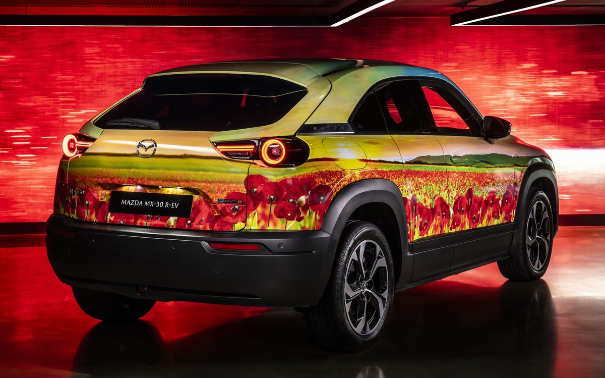 responsejp's tweet image. マツダ『MX-30』のロータリーEV、英追悼レースに特別デザインで登場へ
response.jp/article/2024/1…

#新型車 #マツダ #MX30 #電気自動車