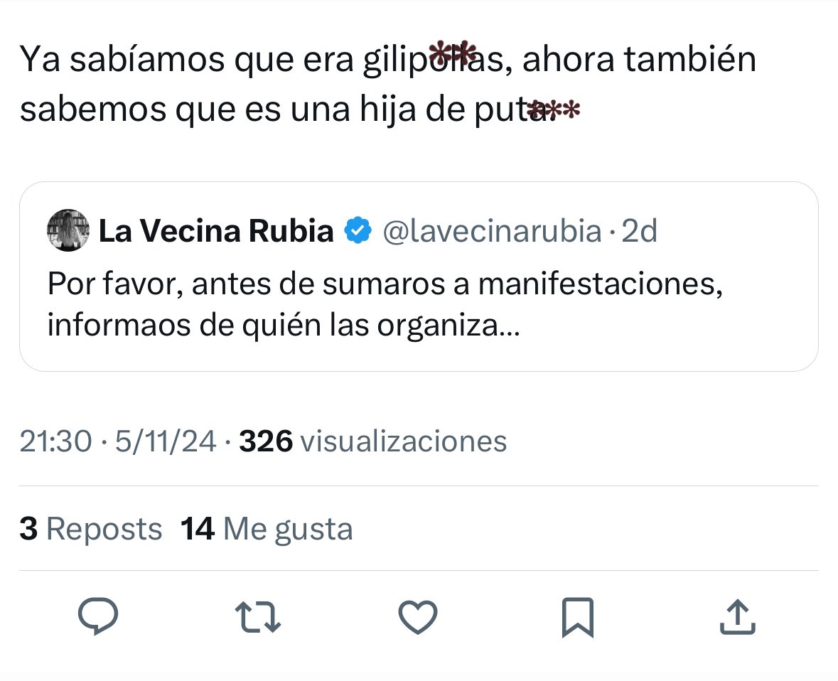 La Vecina Rubia tweet media