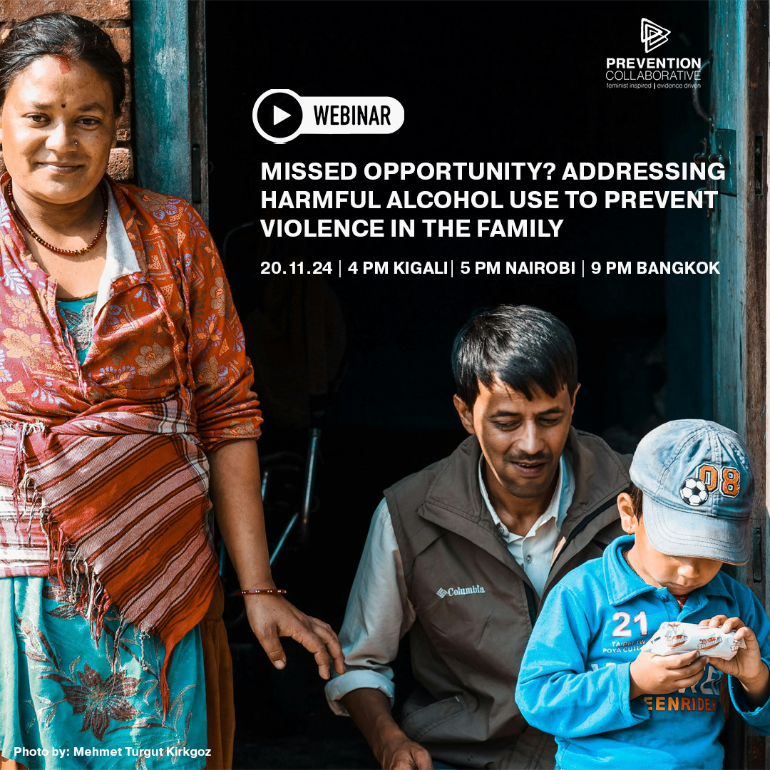 Curious about the links between alcohol, IPV and VAC?

📢 Join us in our upcoming webinar for evidence, insights, and strategies to address harmful #AlcoholUse and violence in the family.

Register here - us02web.zoom.us/webinar/regist…