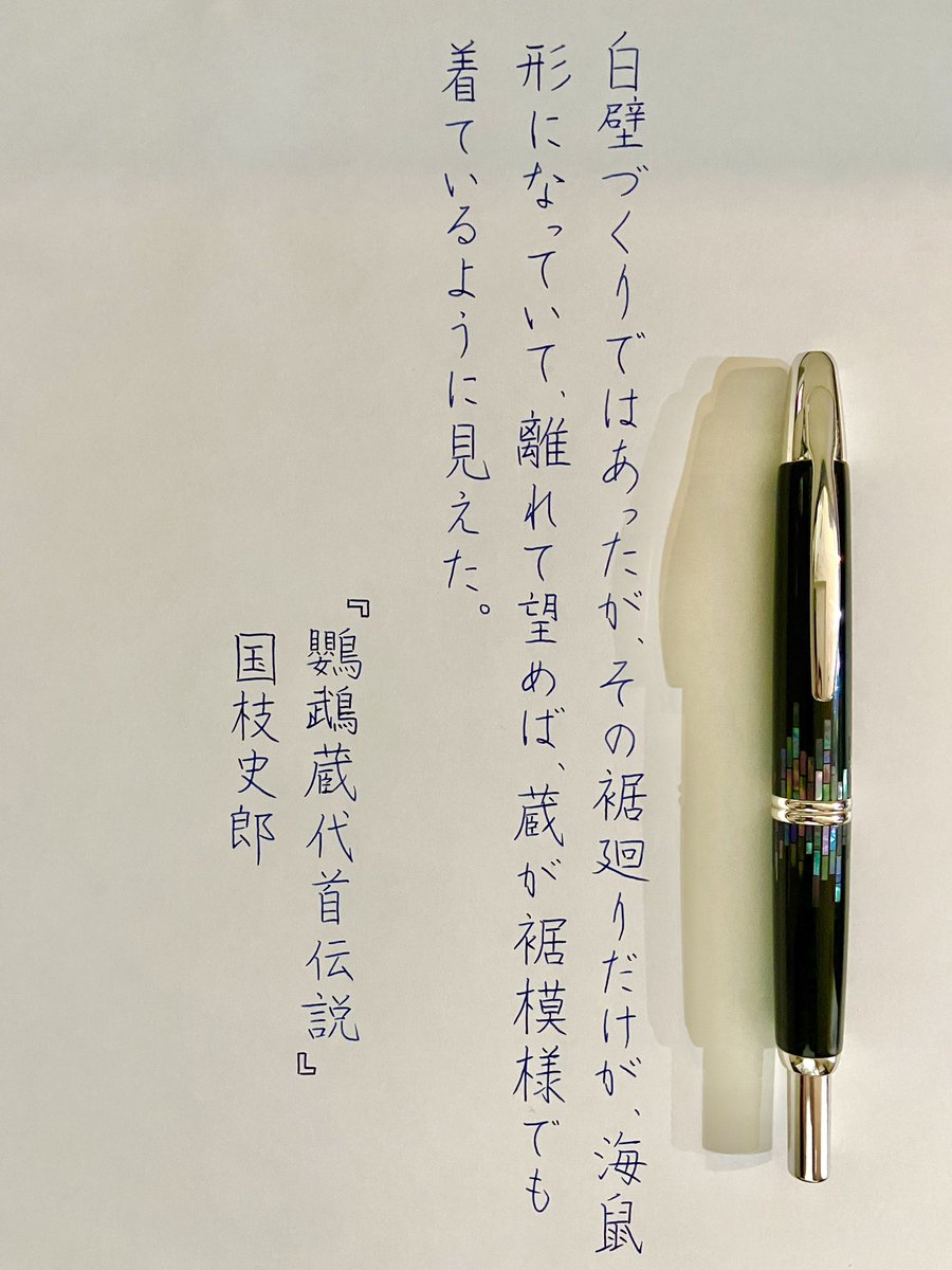 『鸚鵡蔵代首伝説』国枝史郎
#朝活書写 No.1853
#朝活書写_1853