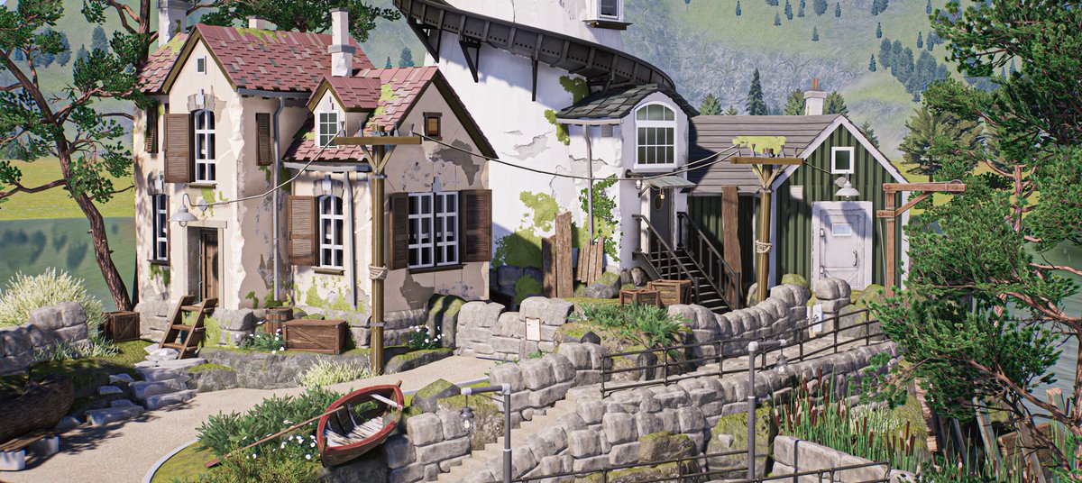 Had a first go at <a href="/PlanetCoaster/">Planet Coaster 2</a> 2! Decided to skin the Helter Skelter ride to a Lighthouse! Expect a video on how to build stuff like this soon on my channel! youtube.com/@jurreyoutube