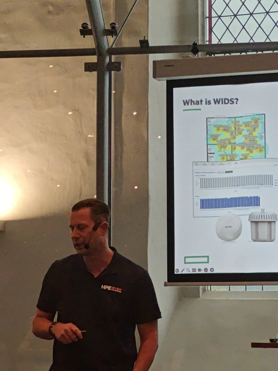networkingsire's tweet photo. @networkingdvi #WiCo WIDS/IPS presentation @HPE_Aruba_NETW https://t.co/dUjyVbaiZs