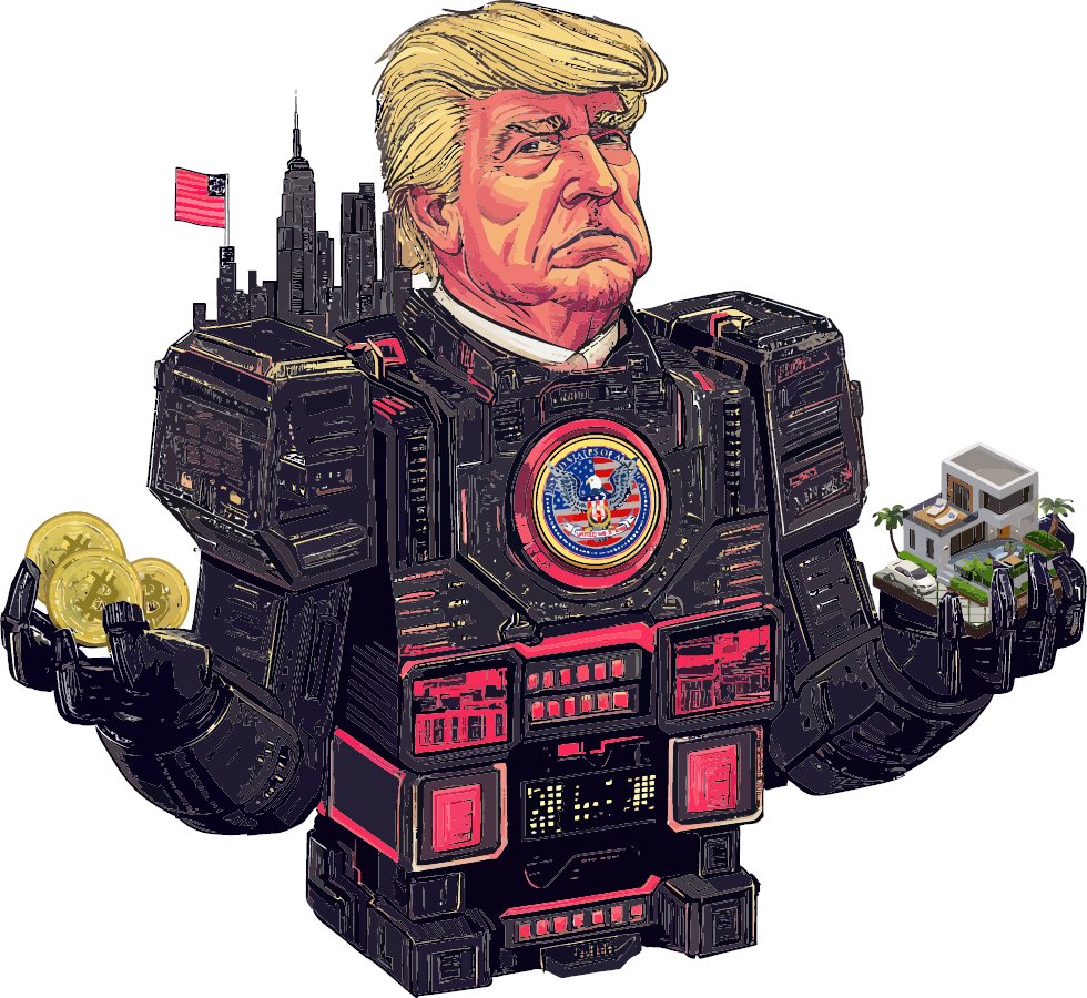 Congratulations to Mr. Trump for winning the US presidential election!
We will launch a Trump customized mining machine!
We are developing new trading market functions. In the future, our limited mining machines will support free trading and can be minted into NFTs!