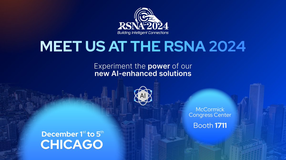 [EVENT 📣] RSNA 2024

Experiment the power of our AI-enhanced solutions🟠Myrian® and🟢Liflow®

📅 December 1 to 5
📍 McCormick Congress Center, Chicago - South hall A, <a href="/GuerbetGroup/">Guerbet Group</a> booth 1711

Book a demo now: commercial@intrasense.fr

Legal information: intrasense.fr/en/legal-infor…