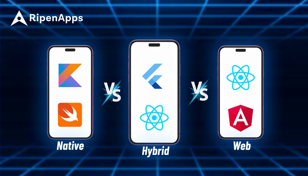 RipenAppsTech's tweet image. Native, Hybrid, or Web – each offers unique benefits! 
Check out our blog to discover which app development approach aligns best with your goals and audience needs. 
bit.ly/48DgTZc
#MobileAppDevelopment #NativeApps #HybridApps #WebApps #AppDevelopmentTrends