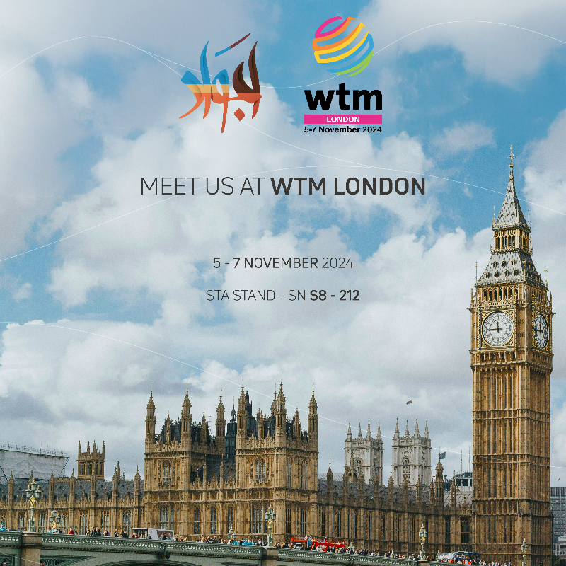 AjwaadGroup's tweet photo. We are excited to meet you at WTM #London 2024! Join us to explore new opportunities and broaden our horizons in the world of tourism. Visit us at STA Stand - SN S8-212 from 5-7 November. Let’s discover the magic of travel together.

#اجواد_للسياحة | 0549939939