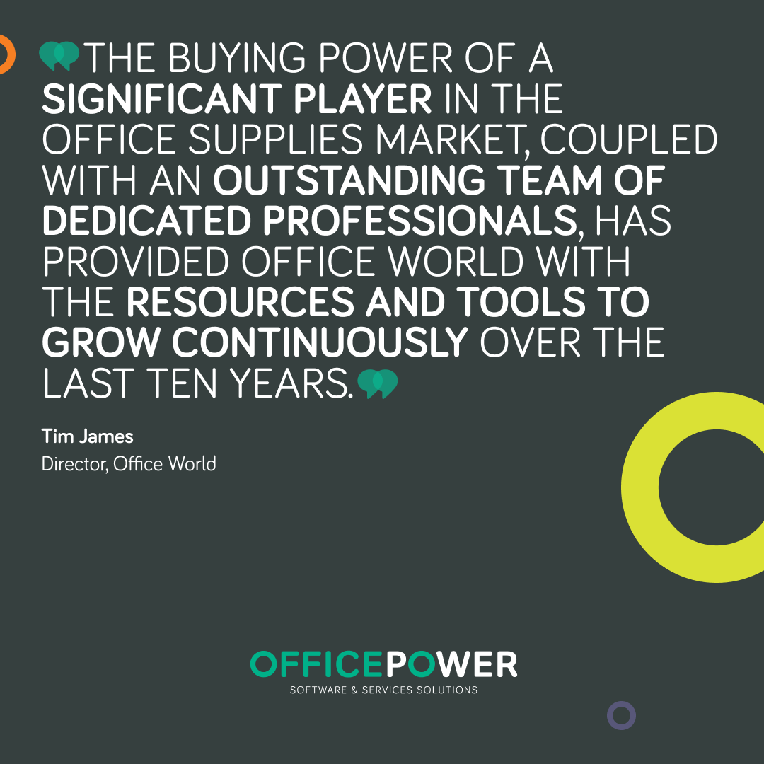 officepowerltd's tweet photo. Honoured to Support Office World’s Success! 🌟

We’re thrilled to share the appreciation expressed by Tim James, Director of Office World, who reflects on our ten-year partnership as “by far the best business decision I have ever made.” https://t.co/VQJgx4ifZ8