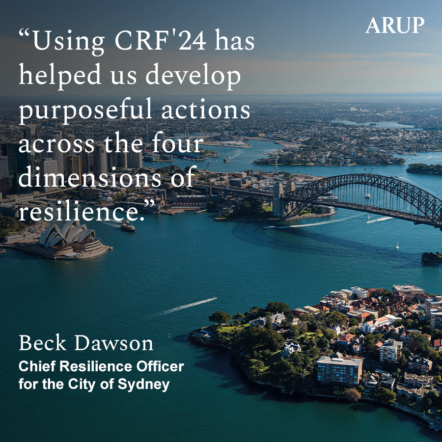 Arup's tweet image. 10 years ago, the City Resilience Framework launched at the 2014 World Urban Forum, helping cities worldwide build resilience. Today, at #WUF12, we introduce CRF’24—updated for the next decade to meet new challenges. Learn more & download our free report: arup.com/insights/city-…