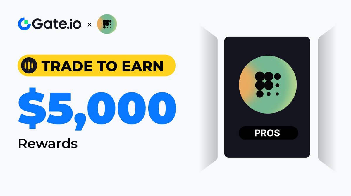 🎉Gate.io $PROS Trade to Earn is Live! Claim your share of $5,000 prize!

Don't Miss Out: gate.io/questionnaire/…

🎁 50 lucky users will be drawn out to share $500:
✅ Follow @gate_io, <a href="/Gateio_Startup/">Gate.io Startup is now Gate Launch</a> &amp; <a href="/prosperfi_xyz/">Prosper (new X handle: @prosperfi_BTC)</a>
✅ RT &amp; Like 
✅ Sign up &amp; submit your