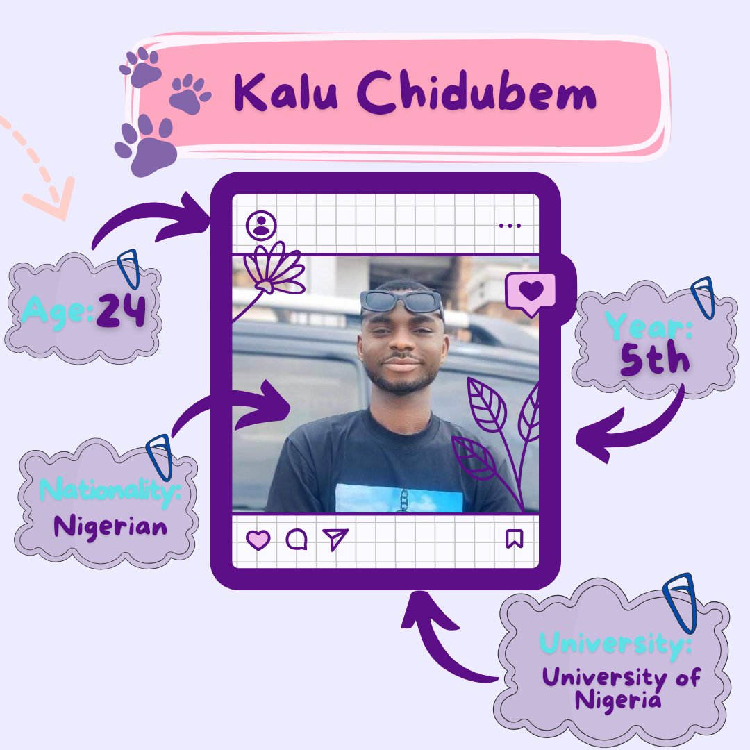 FAMSA_SCOPE's tweet photo. Meet Kalu Chidubem, a 5th year medical student who is serving as the West Africa Regional Coordinator for the 2023/2024 tenure! https://t.co/QhTbbnkWBd