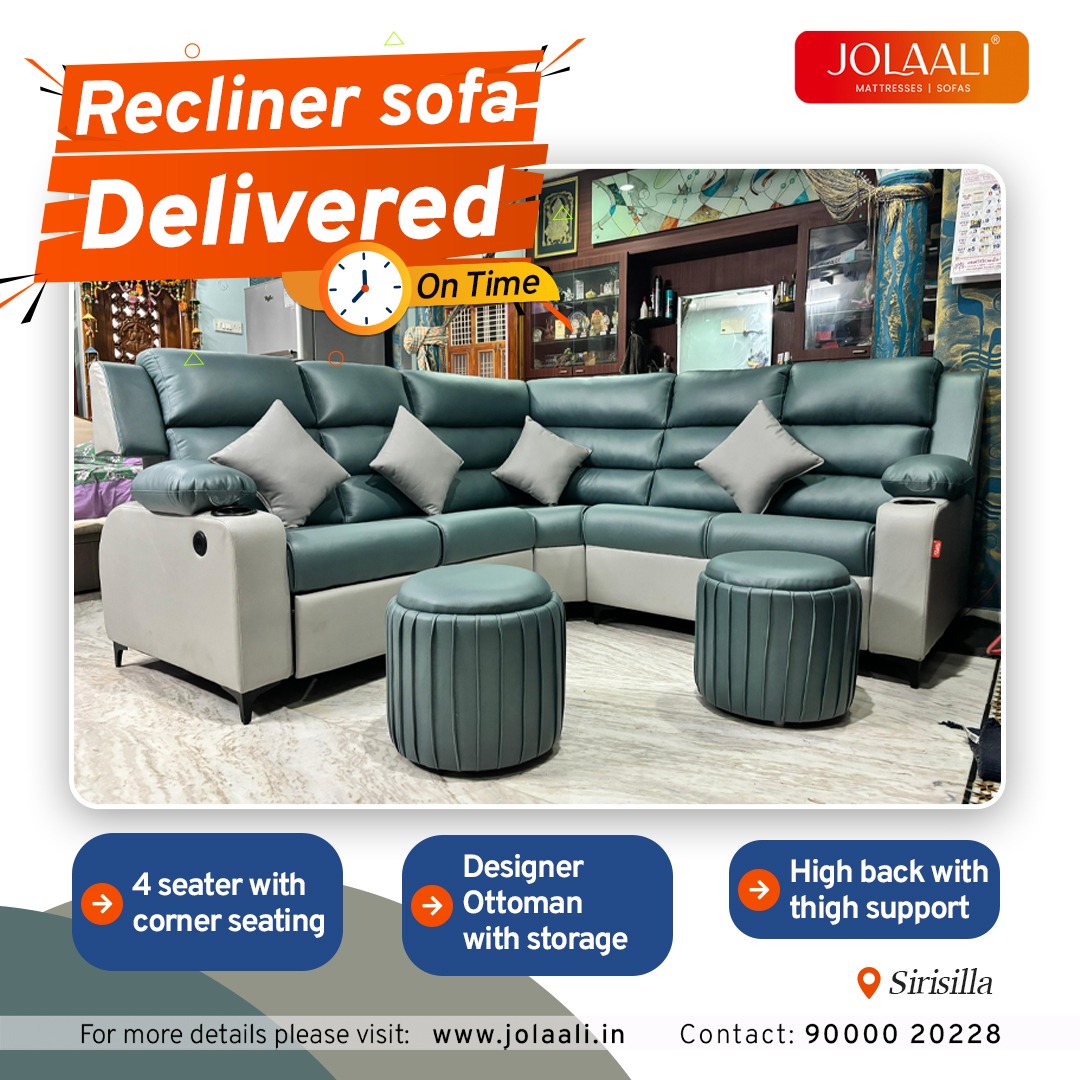 jolaali4's tweet photo. Contact us at +91 90000 20228 or visit https://t.co/h20vfsAMwU for more details.
#Jolaali #ComfortDelivered #LuxurySofas #LivingRoomGoals #bestmattressstoreshyderabad #Customizedmattress #CustomizedPillows #HappyCustomer #hyderabad #furniture https://t.co/h6Hbl2Mzwd