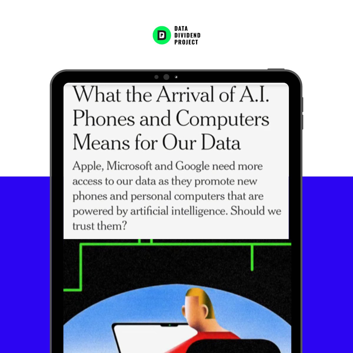 "In this new paradigm, your Windows computer will take a screenshot of everything you do every few seconds. An iPhone will stitch together information across many apps you use."

Is this information you are willing to share?

Read more: nytimes.com/2024/06/23/tec…