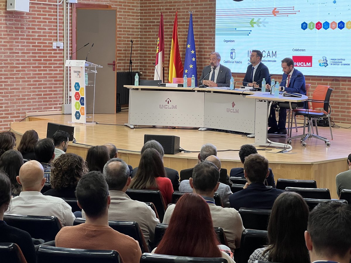 uclm_es's tweet photo. La UCLM pone a disposición de empresas e instituciones su conocimiento innovador para un mejor desarrollo competitivo de la región.
El Campus de Albacete acoge #TransformaCLM 2024 con más de trescientas personas inscritas.
https://t.co/atvceCURnD https://t.co/Eef0ictzqc