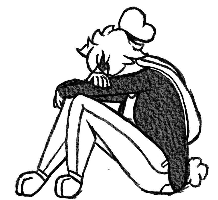 Sad rabbit