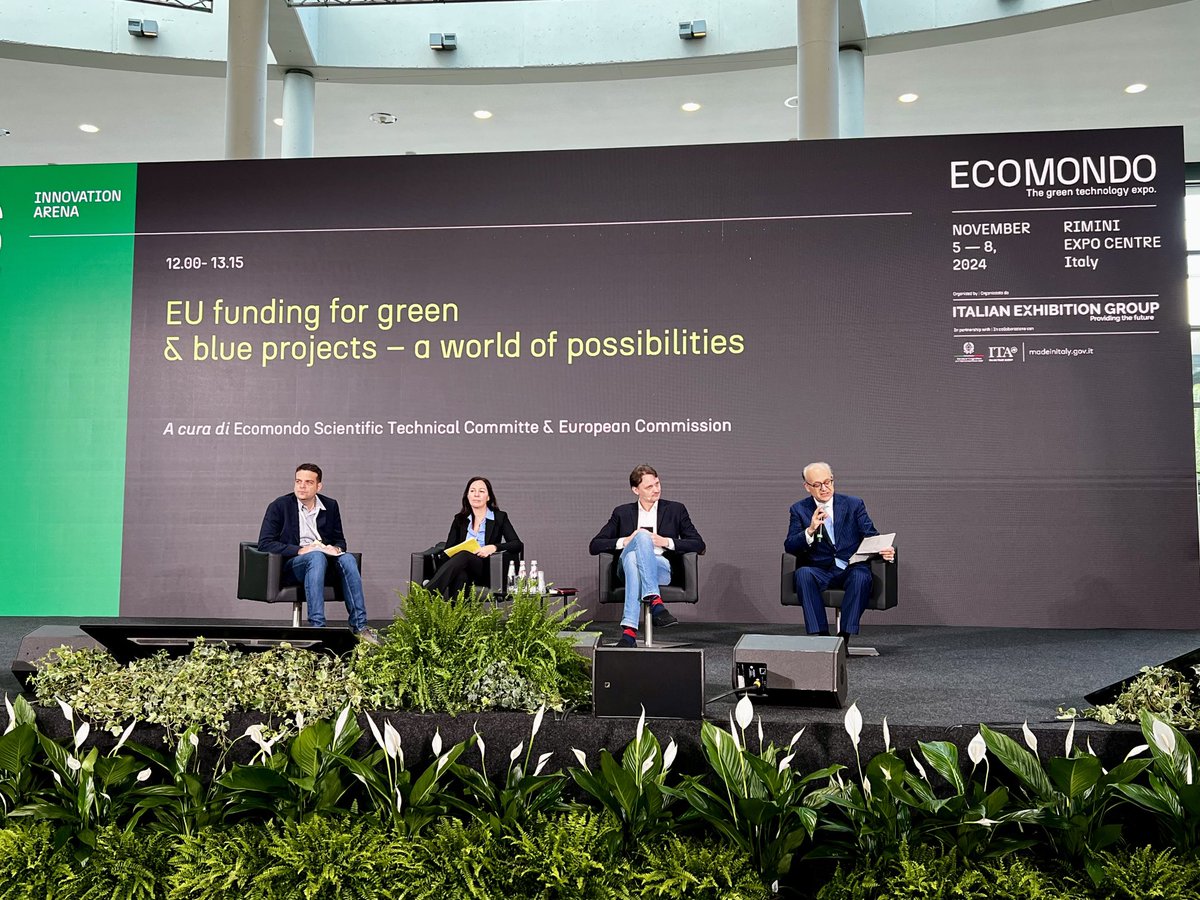 ⁦<a href="/EU_Commission/">European Commission</a>⁩ and its Executive Agencies presenting EU funding to more than 1600 companies from 100 countries ⁦<a href="/Ecomondo/">Ecomondo</a>⁩