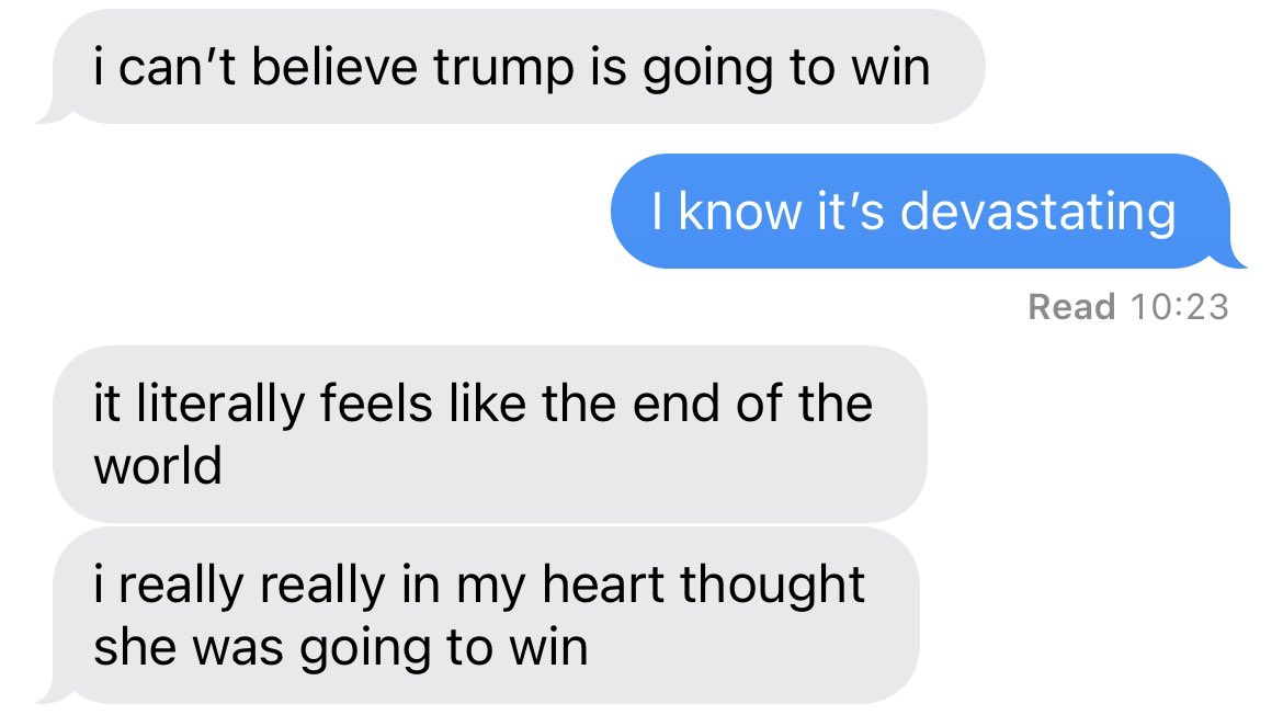 A heartbreaking text from my little sister 

How do we as women see a better future when so many people in the world don’t believe we deserve one?