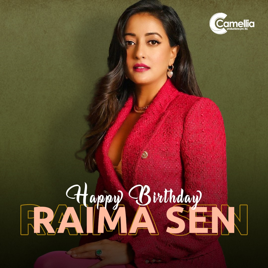 CamelliaFilms's tweet image. Here’s wishing gorgeous diva @raimasen a very Happy birthday!
#HappyBirthdayRaimaSen