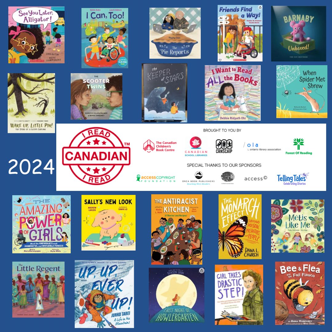 What book(s) by Canadian creators will you read November 6th, for #IReadCanadianDay2024? 

<a href="/kidsbookcentre/">The CCBC</a> #ForestOfReading #Teachers #kidlit #Canada <a href="/oslacouncil/">OSLA Council</a> <a href="/CANSCAIP/">CANSCAIP</a> <a href="/AccessCopyright/">Access Copyright</a> <a href="/TellingTalesOrg/">Telling Tales</a> <a href="/CdnSchoolLibrar/">Cdn School Libraries</a> <a href="/orcabook/">Orca Book Publishers</a>