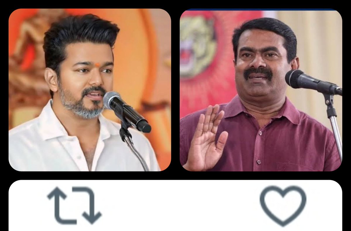 tamilnat_'s tweet photo. Your Vote In 2026 Tamilnadu Election ?

❤️#NTKSeeman           🔁#TVKVijay https://t.co/kKMWiPhs2J