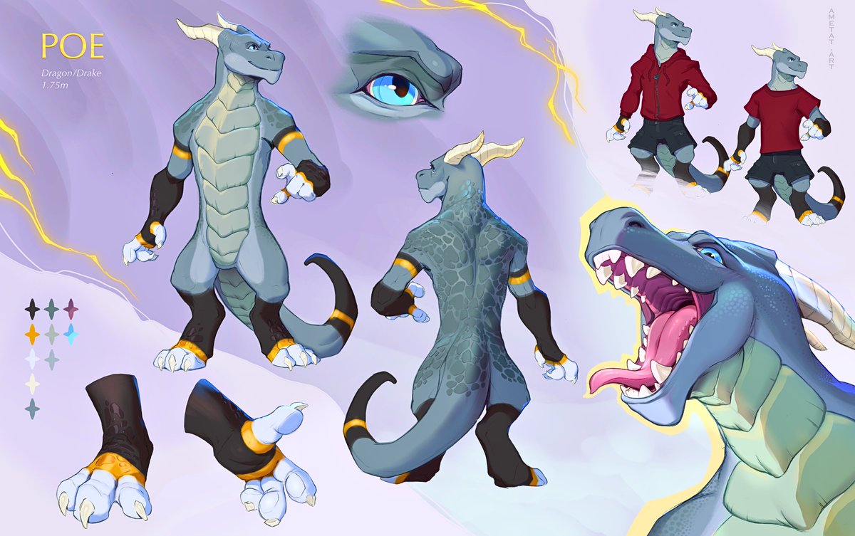 refsheet for poe! ⚡️