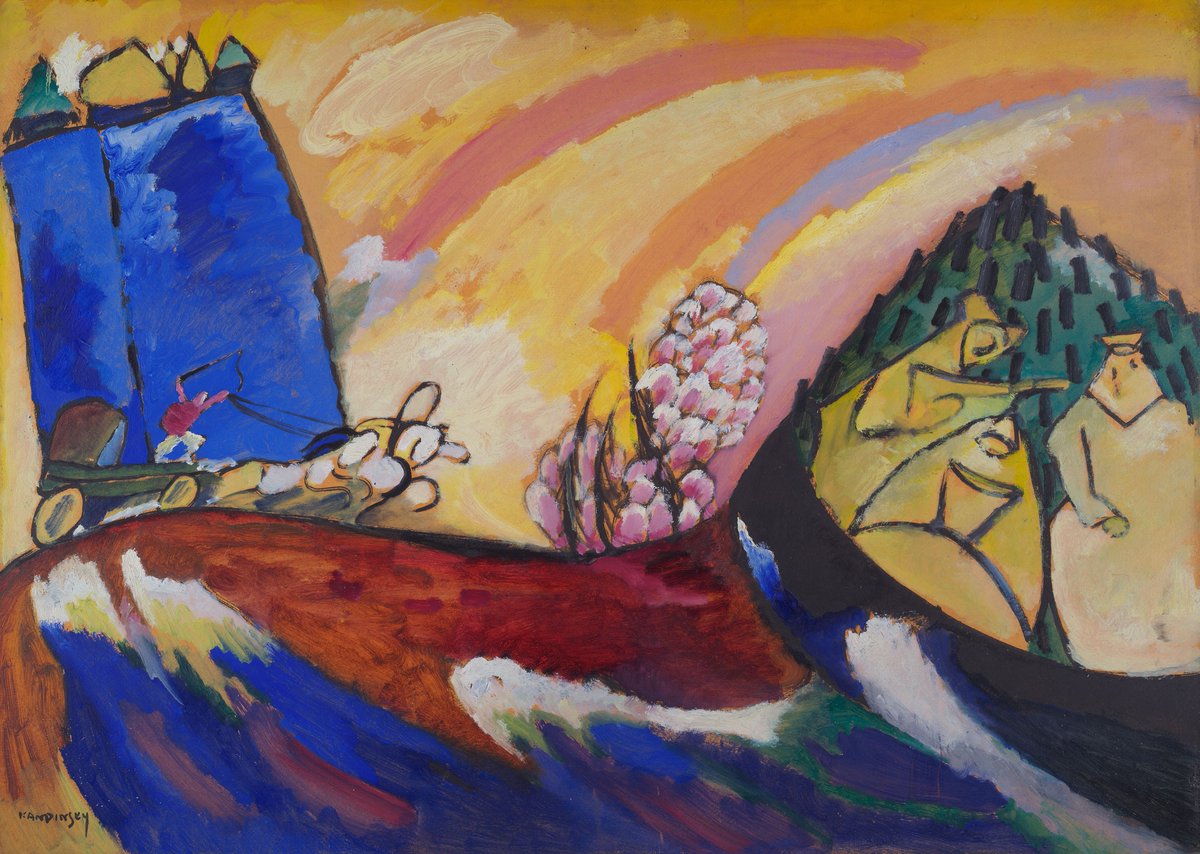 aic_modernart's tweet photo. Painting with Troika https://t.co/dSruJTV0Us https://t.co/fgRZLhhQC8