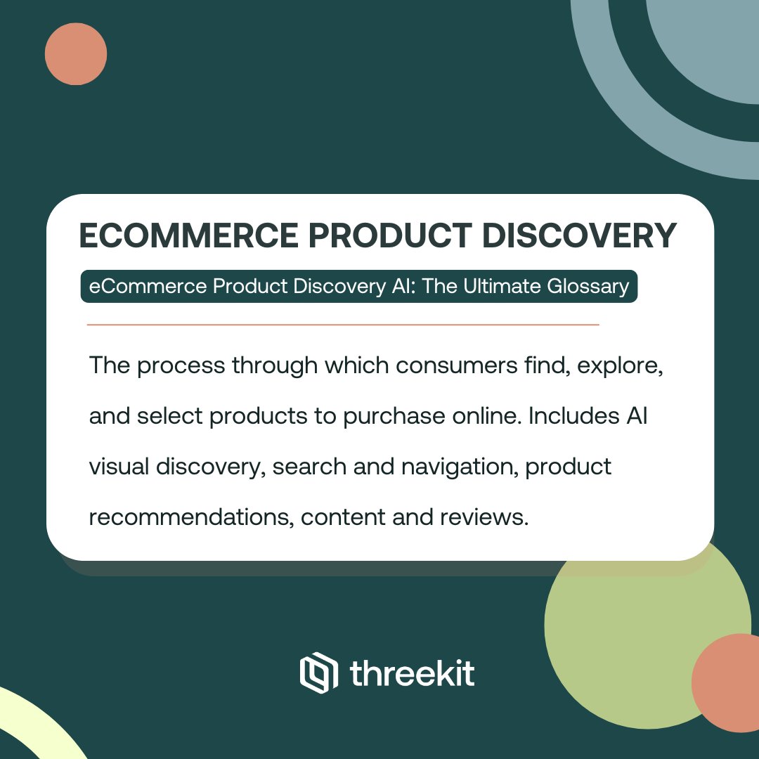 Curious about how AI transforms eCommerce product discovery? Check out our ultimate glossary to explore key terms like visual search, recommendations, and more: threekit.com/ecommerce-prod…

#AI #eCommerce #Threekit #ProductDiscovery