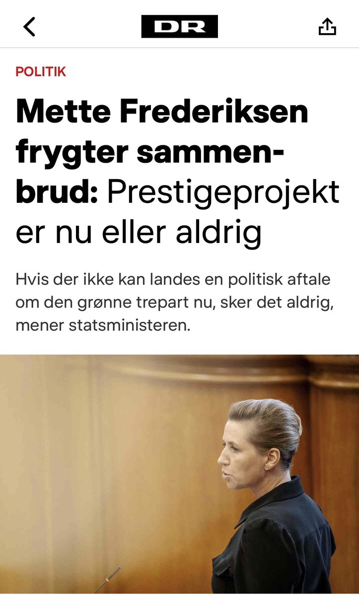 Oversætter det her til: 

“Enten sætter vi en lav og ubetydelig CO2-afgift på landbruget, giver mere i statsstøtte til dyreproduktionen, og slår havet, jorden og børns fremtid ihjel nu, ellers sker det aldrig.”

De her bøllemetoder, gør ikke Grøn Trepart til den rigtige løsning.
