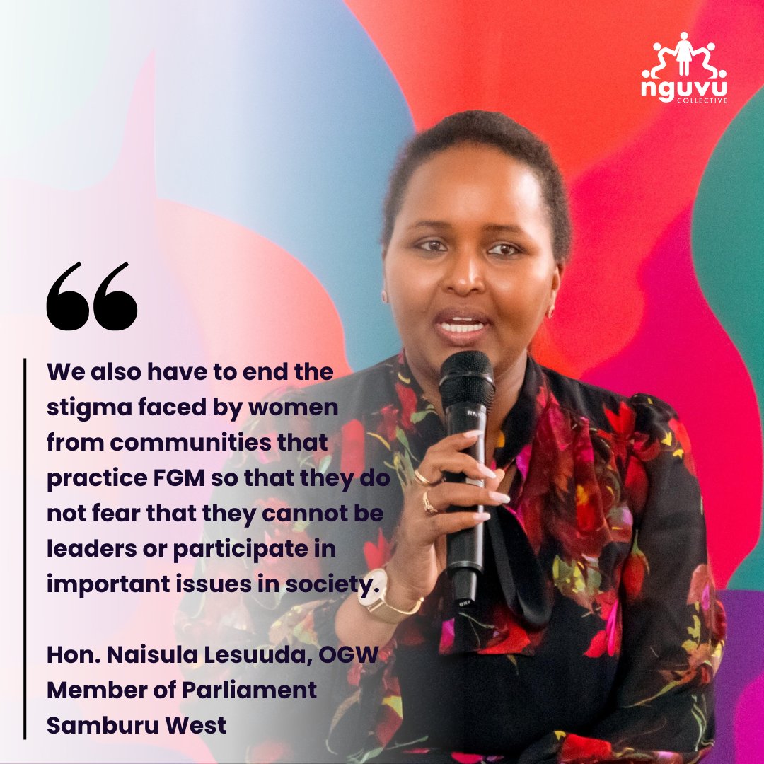 nguvucollective's tweet photo. There’s a new wave of action against FGM, and we witnessed it last week when #NguvuChangeLeaders launched the #BreakTheBlade campaign! This event united women leaders: CEO & Chair of @AFGMBoard, @KEWOPA members Hon @Lesuuda, Hon @DonyaToto, Hon Pauline Lenguris, and @SenHamidaK. https://t.co/5hTgi9rA2C