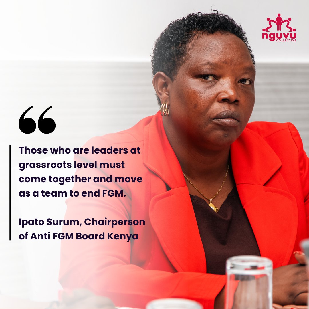 nguvucollective's tweet photo. There’s a new wave of action against FGM, and we witnessed it last week when #NguvuChangeLeaders launched the #BreakTheBlade campaign! This event united women leaders: CEO & Chair of @AFGMBoard, @KEWOPA members Hon @Lesuuda, Hon @DonyaToto, Hon Pauline Lenguris, and @SenHamidaK. https://t.co/5hTgi9rA2C