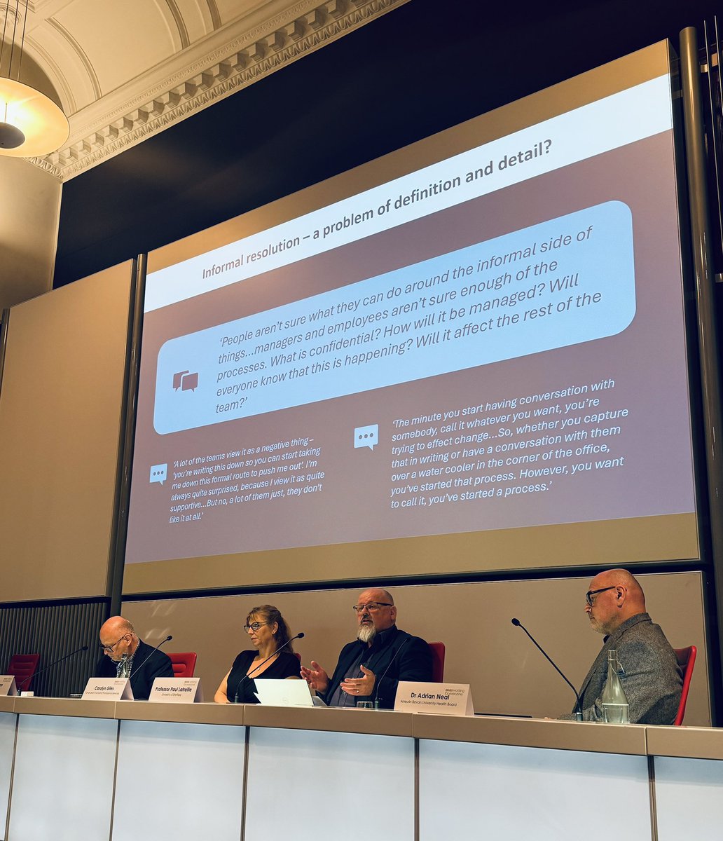 Re-thinking the art of disagreement with <a href="/acasorguk/">Acas</a> Hearing insights from our colleague Paul Latreille from <a href="/sheffielduni/">The University of Sheffield</a>