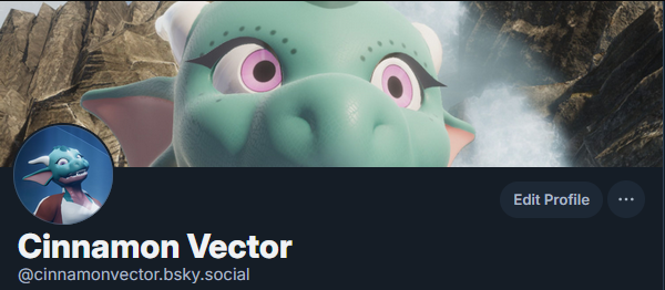 cinnamonvector's tweet image. Please follow me on either of these places! (second one is masto)