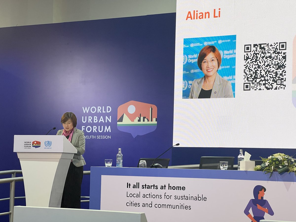 #urbanhealth is growing in importance within the #sustainabledevelopment frameworks; its connections with other challenges offer powerful opportunities to seek #cobenefits. #WHO ADG <a href="/DrLiAilan/">Li Ailan</a> <a href="/NathalieRoebbel/">Nathalie Roebbel</a> <a href="/hankht/">Hyung-Tae Kim</a> #SDGs