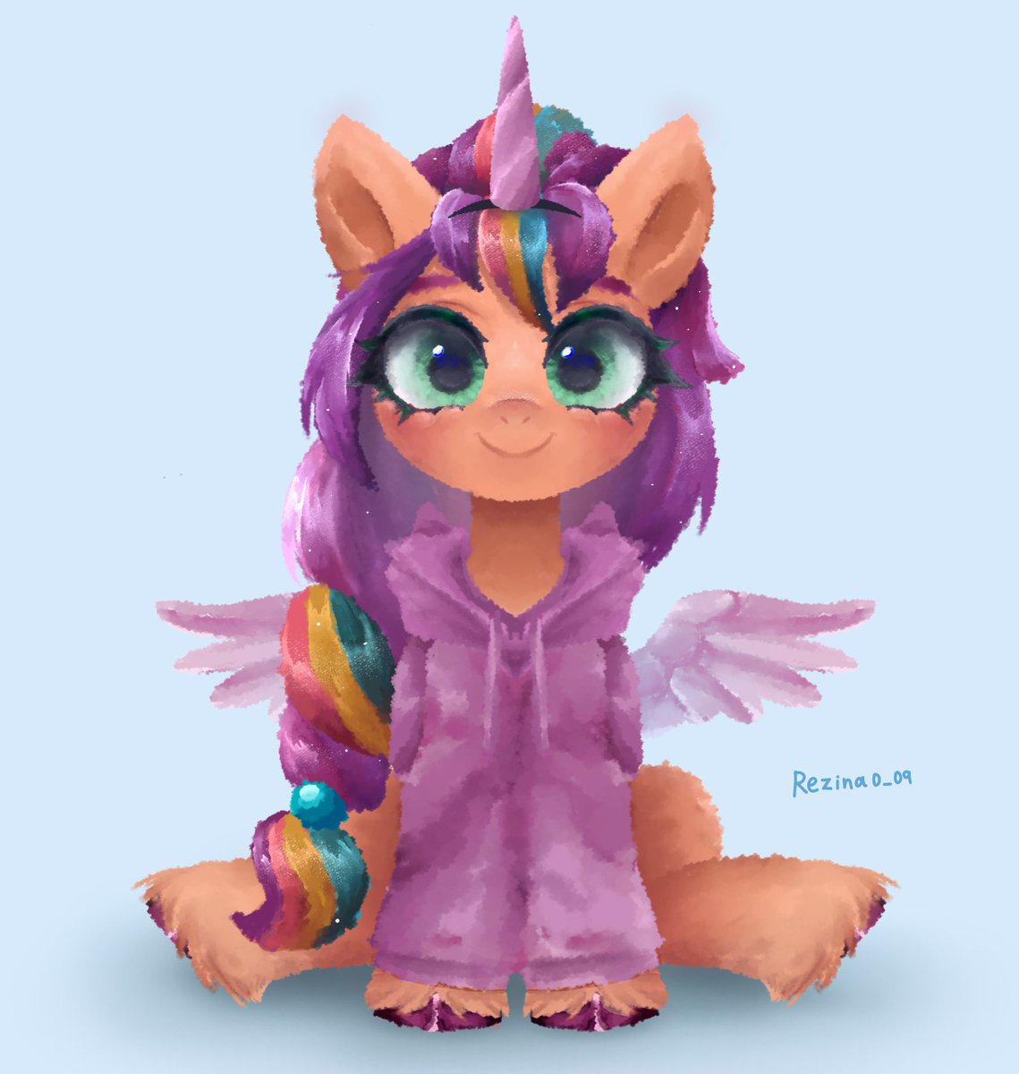 Sunny is a big fan of Twilight sparkle 
#mlp