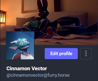 cinnamonvector's tweet image. Please follow me on either of these places! (second one is masto)