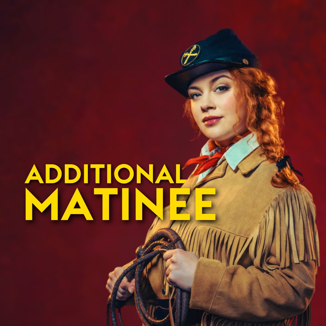 🌟 PERFORMANCE ADDED 🌟

Don't miss Carrie Hope Fletcher in Calamity Jane when it gallops into The Grand next year! Wednesday matinee JUST added! 🎭

4 - 8 March 2025 👉 loom.ly/sTj-Qhg