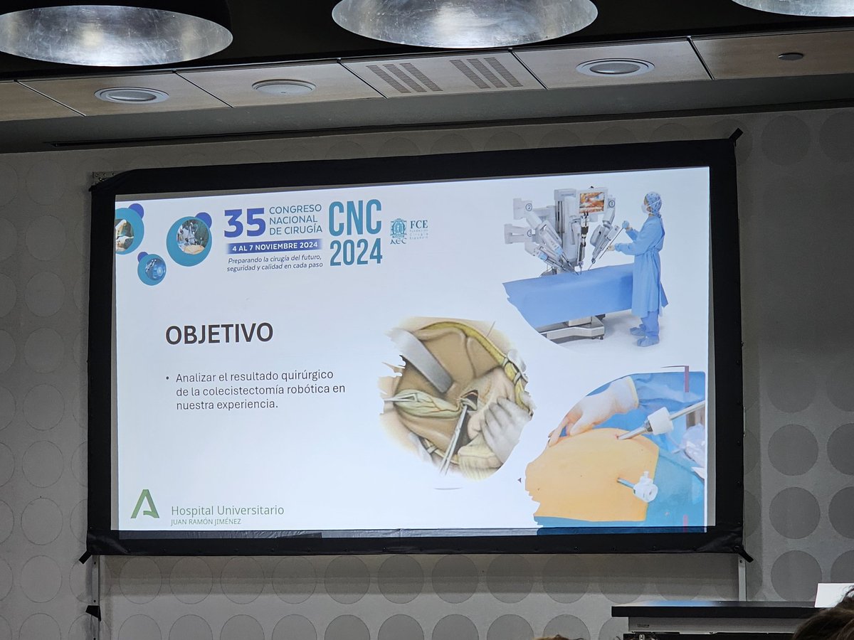 CirugiaJuanRaHuelva (@cirugiahjrj) on Twitter photo 🔎📚 Comunicación oral sobre nuestra experiencia en colecistectomías robóticas.
Presenta nuestro R5 <a href="/JAGlezMinchon/">J. Antonio González Minchón</a> <a href="/cncirugia2022/">Congreso Nacional de Cirugía</a> <a href="/aecirujanos/">aecirujanos</a> #CNC2024 🔎📚 Comunicación oral sobre nuestra experiencia en colecistectomías robóticas.
Presenta nuestro R5 <a href="/JAGlezMinchon/">J. Antonio González Minchón</a> <a href="/cncirugia2022/">Congreso Nacional de Cirugía</a> <a href="/aecirujanos/">aecirujanos</a> #CNC2024