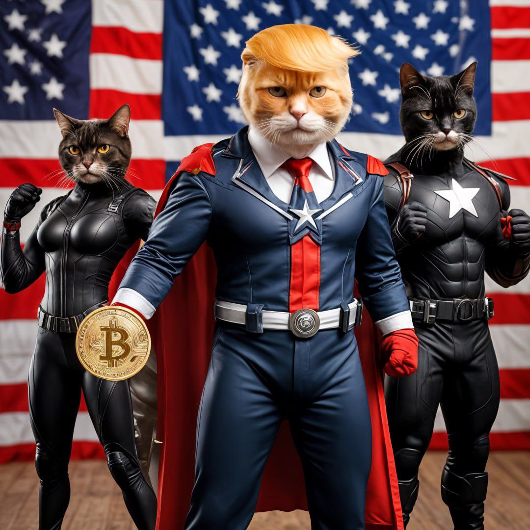AvengersCat's tweet photo. Welcome to Trumpurr - Sir Purrsident Claws in the #CatAvengers family.

#USAElection2024 #Trump #MakeCryptoGreatAgain 
@realDonaldTrump @elonmusk https://t.co/b97ICHXoXS