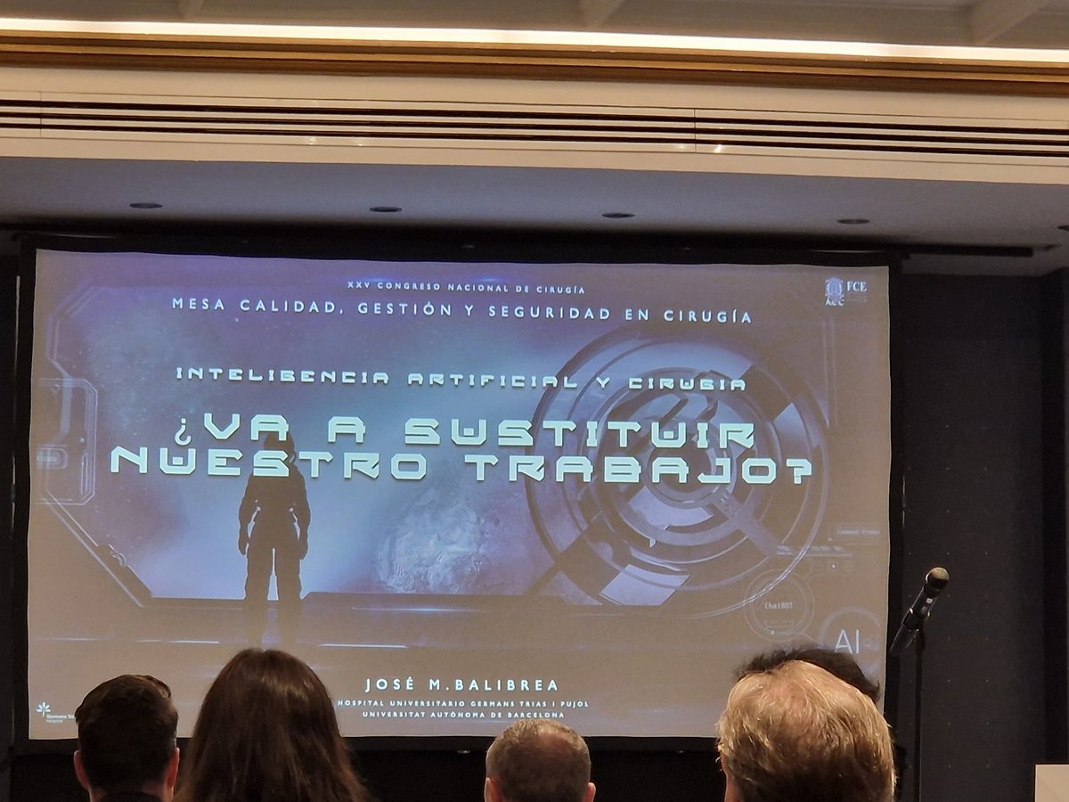 Alba Vázquez-Melero MD PhD (@littlesinuhe) on Twitter photo Cada día mas de actualidad la IA y ChatGPT en medicina y cirugía <a href="/cnaec2024/">35 Congreso Nacional de Cirugía</a> <a href="/BalibreaJose/">Jose M. Balibrea MD, PhD, FACS</a> <a href="/aecirujanos/">aecirujanos</a> #CNC2024 #ChatGPT Cada día mas de actualidad la IA y ChatGPT en medicina y cirugía <a href="/cnaec2024/">35 Congreso Nacional de Cirugía</a> <a href="/BalibreaJose/">Jose M. Balibrea MD, PhD, FACS</a> <a href="/aecirujanos/">aecirujanos</a> #CNC2024 #ChatGPT