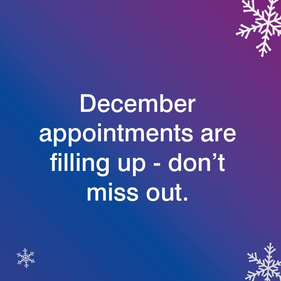 Our December Diary Is Filling Up!
Preparing for your Christmas Party? 
Make sure you book your ideal slot 
Our dairy is filling up fast! 
You can book on line city-retreat.com/book-treatment…  or call our reservations team on 0191 2819222 to secure your appointment at any of our 3 salons